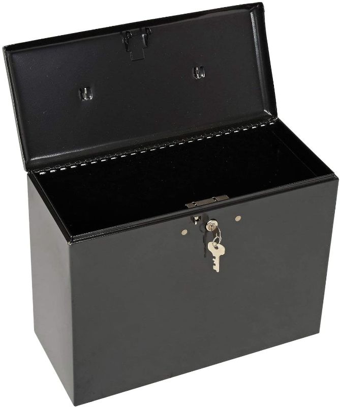 Photo 1 of Master Lock 7148D File Box, 0.49 Cubic Feet, Black
