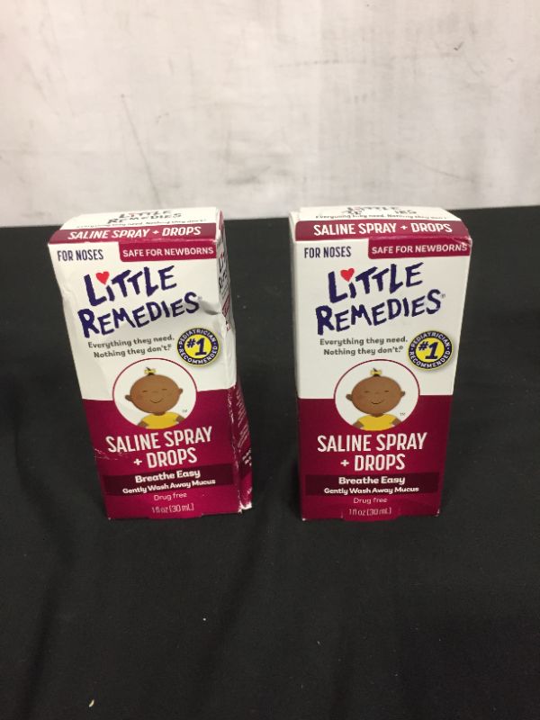 Photo 1 of Little Remedies Little Noses Saline Spray/Drops 1 Oz by Little Remedies EXP 11/21