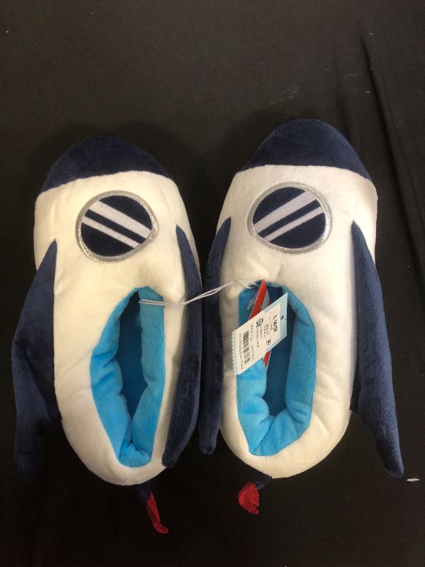 Photo 2 of Boys' Zion Spaceship Slippers - Cat & Jack Blue L (4/5)