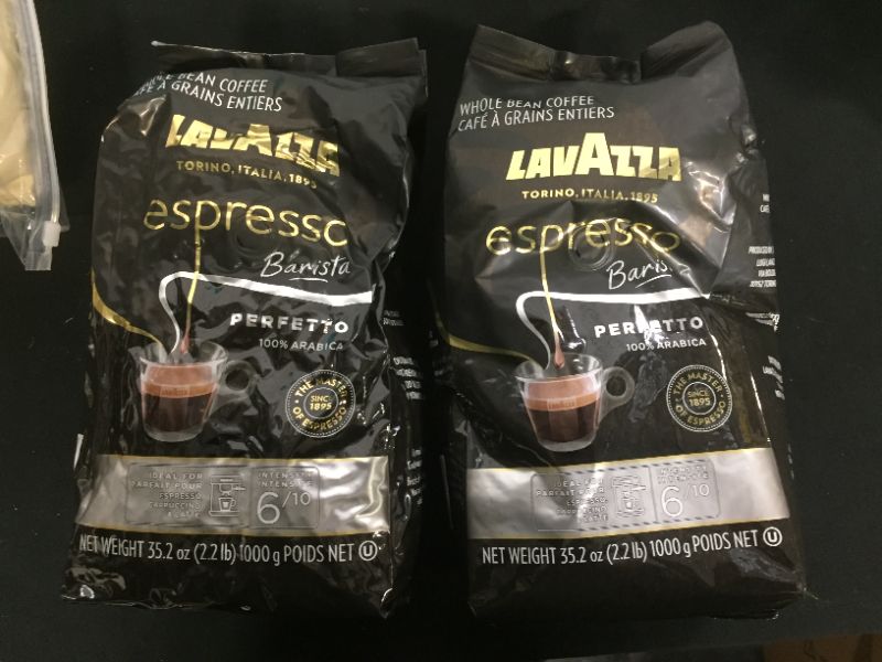 Photo 2 of 2 pack of Lavazza, Gran Aroma Whole Bean Coffee, 2.2 lb