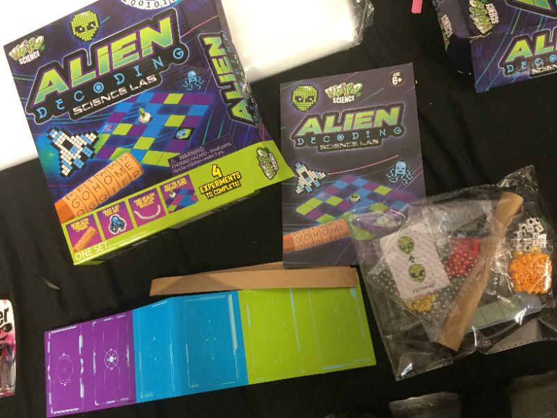 Photo 1 of 5 pack of Alien Decoding Science game for kids