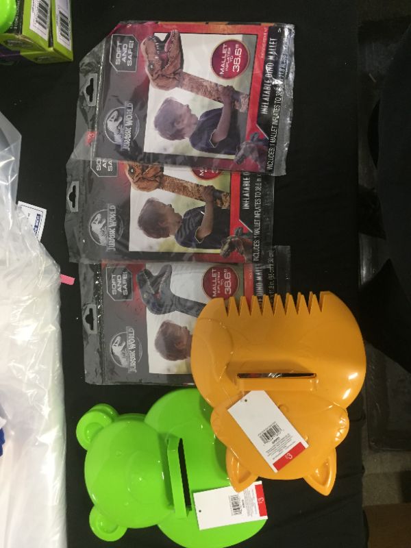 Photo 1 of Kids toy pack, inflatable dinosaur hammer and digging claws