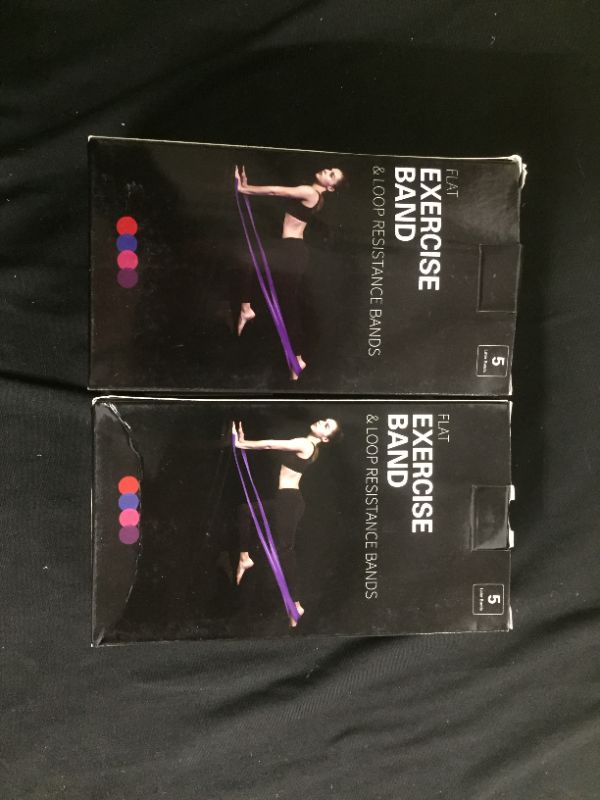 Photo 1 of 2 pack of resistance bands for exercise