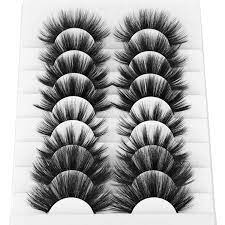 Photo 1 of 3 pack of Winifred Faux Mink Lashes Pack 20MM Lashes Long Dramatic Volume False Eyelashes Natural Look 8 Pairs 4 Styles Fluffy Wispy Full Thick False Lashes