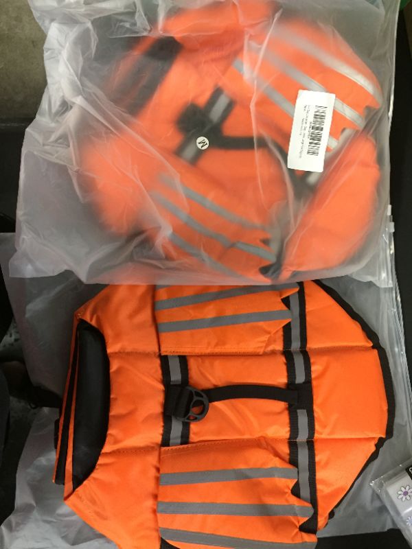 Photo 1 of 2 pack of dog life saver jackets size medium