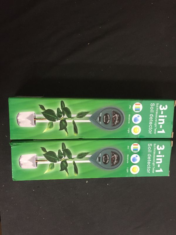 Photo 2 of 2 pack of 3 in 1 soil detector meters