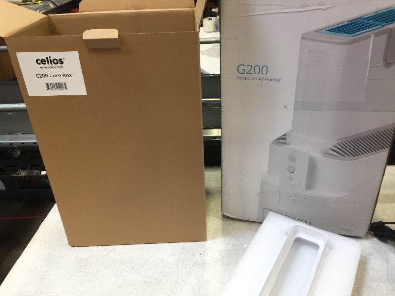 Photo 2 of Celios G200 Advanced Air Purifier - removes up to 99.99999% of particles and filters ultrafine particulates down to 10 nanometers - 3,000x more efficient than HEPA filters standards - captures odors, gases, VOCs, viruses and bacteria.
