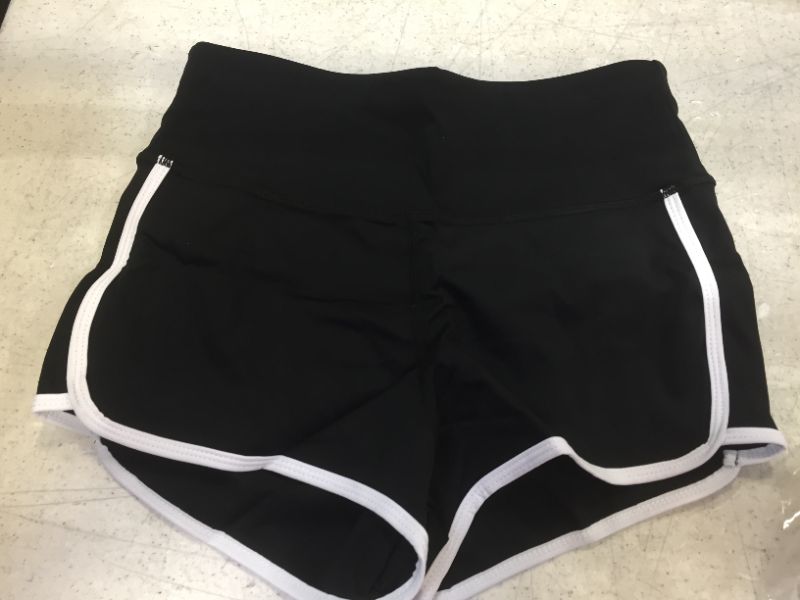 Photo 1 of womens running shorts color black size medium 