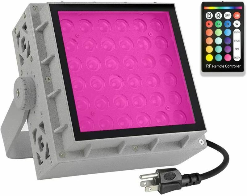 Photo 1 of CKWPY Wall Washer LED Lights 108W RGBW Color Changing LED Flood Lights with RF R
