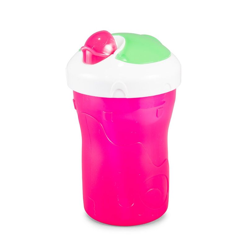 Photo 1 of BooginHead SippiSnack Cup with Snack Holder, Pink/Green
