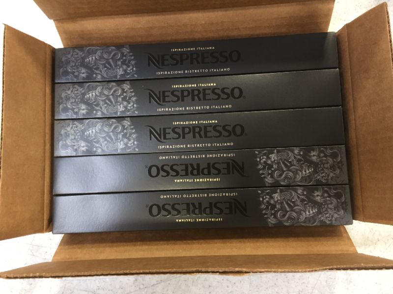 Photo 2 of 50 Pack Nespresso Originalline Capsules Ispirazione Ristretto Italiano Espresso EXP 9-30-21