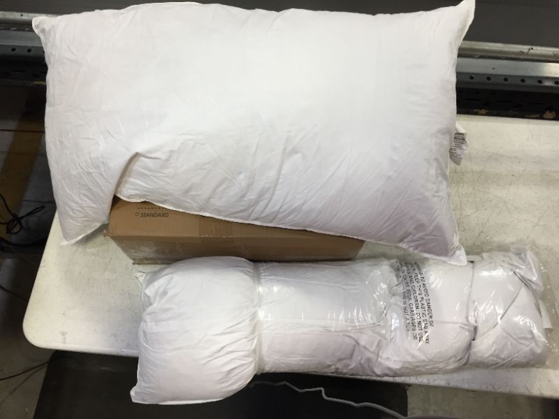 Photo 2 of 2 king sized pillows color white 