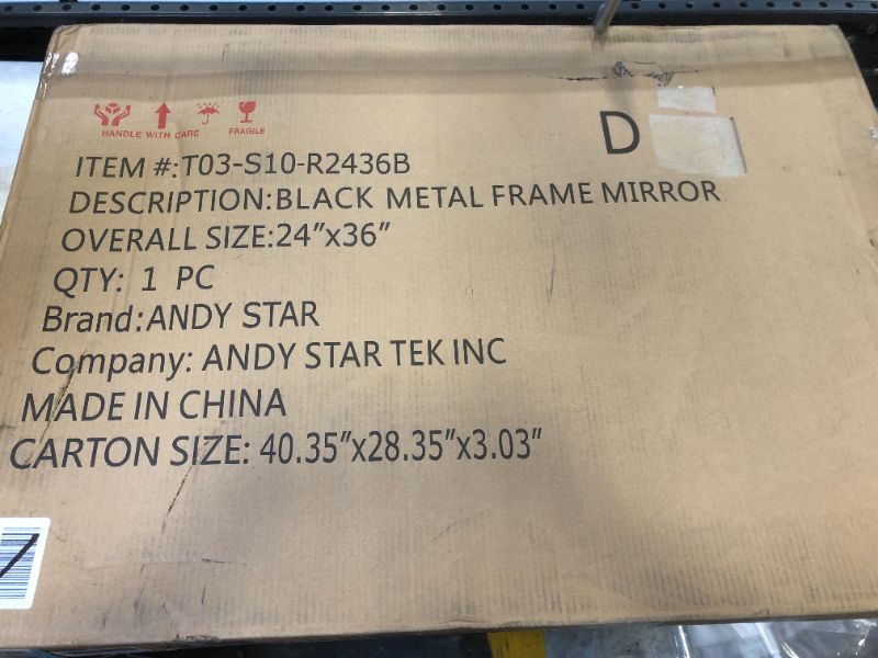 Photo 2 of ANDY STAR Wall Mirror for Bathroom size 3 x 2 feet 