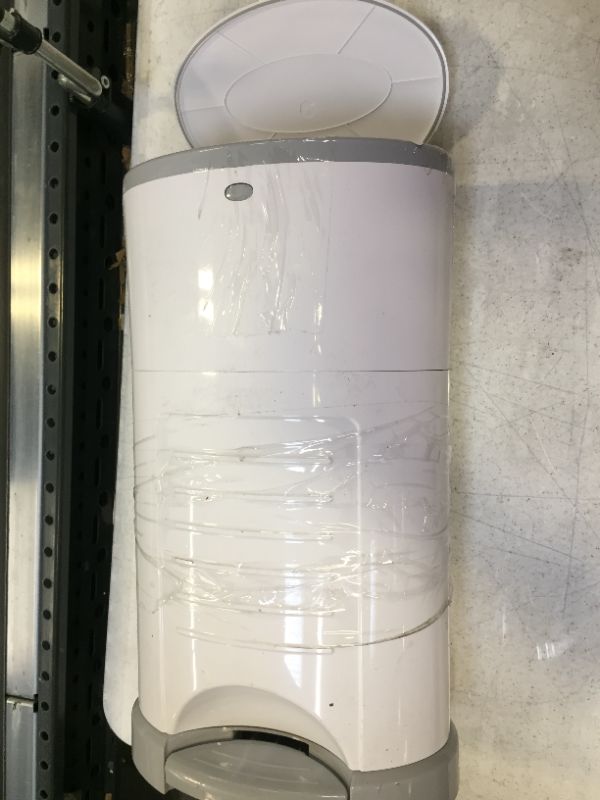 Photo 1 of Dekor Classic Hands-Free Diaper Pail | White | Easiest to Use | Just Step – Drop – Done | Doesn’t Absorb Odors | 20 Second Bag Change | Most Economical Refill System 21 x 12 inches 
