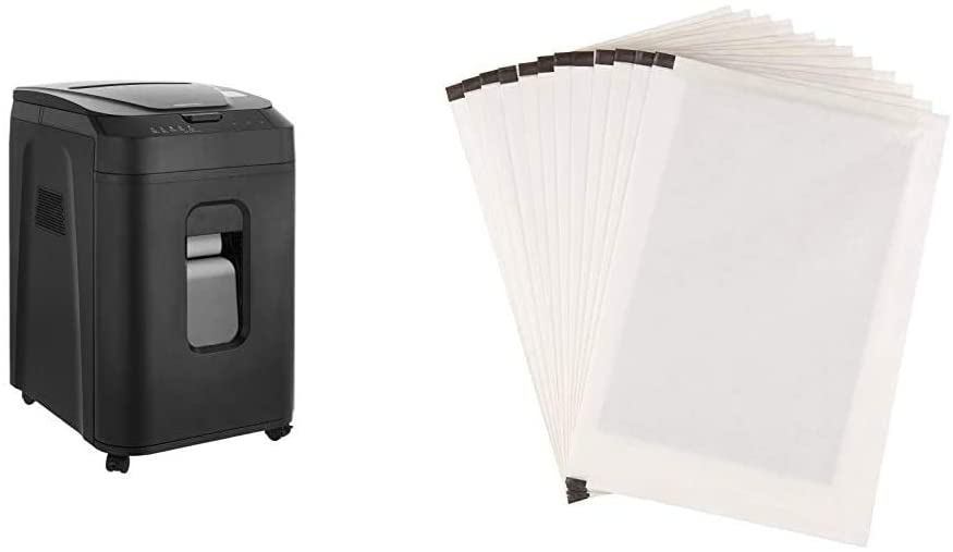 Photo 1 of AmazonBasics 150-Sheet Autofeed Micro-Cut Paper Shredder 