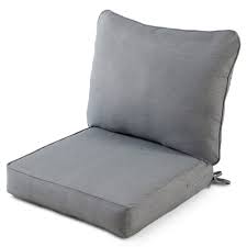 Photo 1 of 24 x 24 outside patio cushion color grey 2 pack 