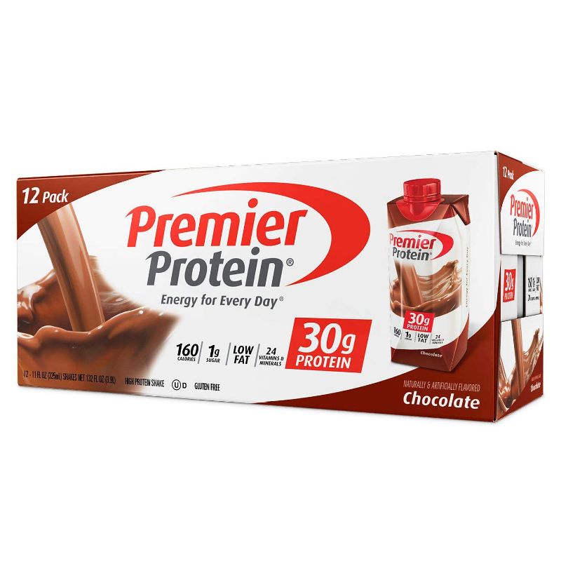 Photo 1 of Premier Protein 30g Chocolate Protein Shakes,11 Fluid Ounces, 12 Pack--  EXP 12 DECEMBER 21
