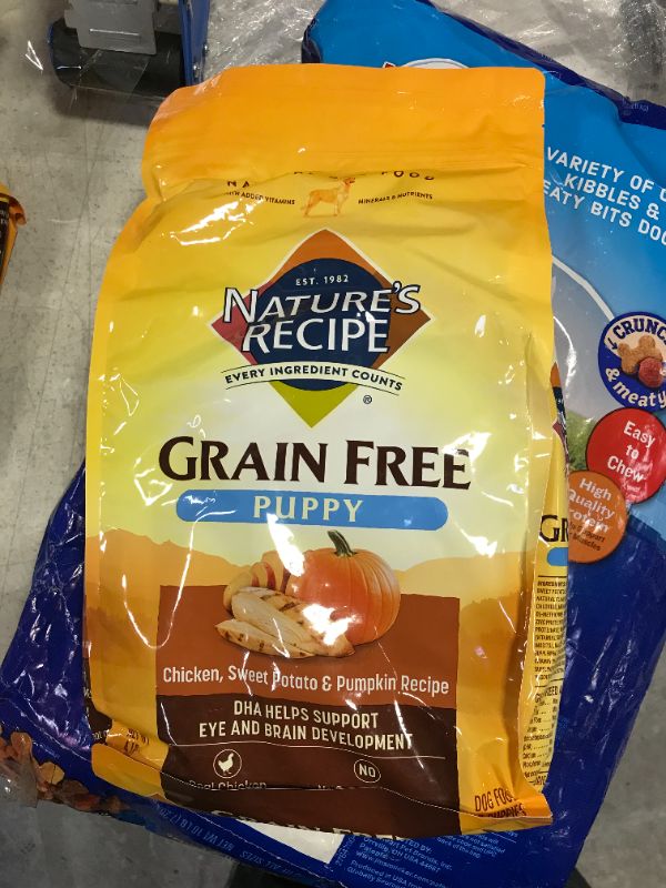 Photo 3 of Nature's Recipe Grain Free Puppy Dry Dog Food, Chicken, Sweet Potato & Pumpkin 2 pack
