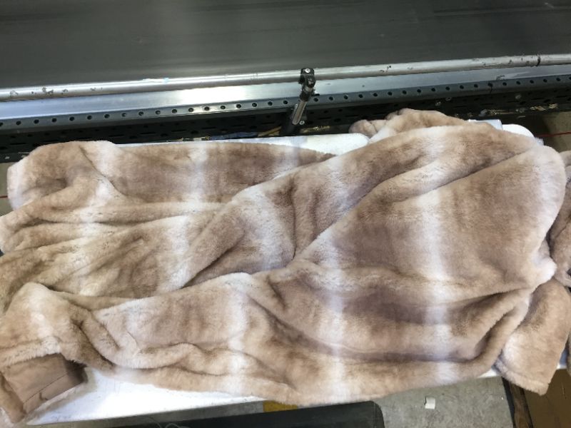 Photo 2 of 18 x 26 inches  Faux Fur Throw Blanket