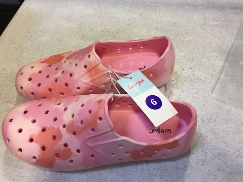 Photo 1 of girls size 6 pink slip on shoes 