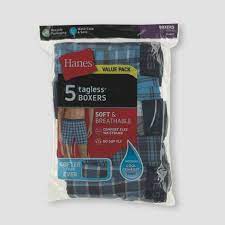 Photo 1 of Hanes 5pk Boxer size large 36-38 waist 