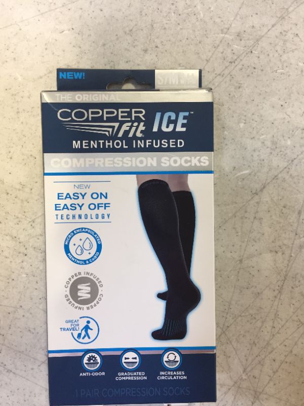 Photo 2 of Copper Fit Ice Compression Socks - size S/M
