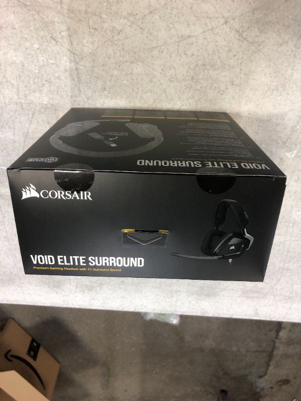 Photo 2 of Corsair VOID Elite Surround Premium Gaming Headset with 7.1 Surround Sound - Discord Certified - Works with PC, Xbox Series X, Xbox Series S, PS5, PS4, Nintendo Switch - Carbon
