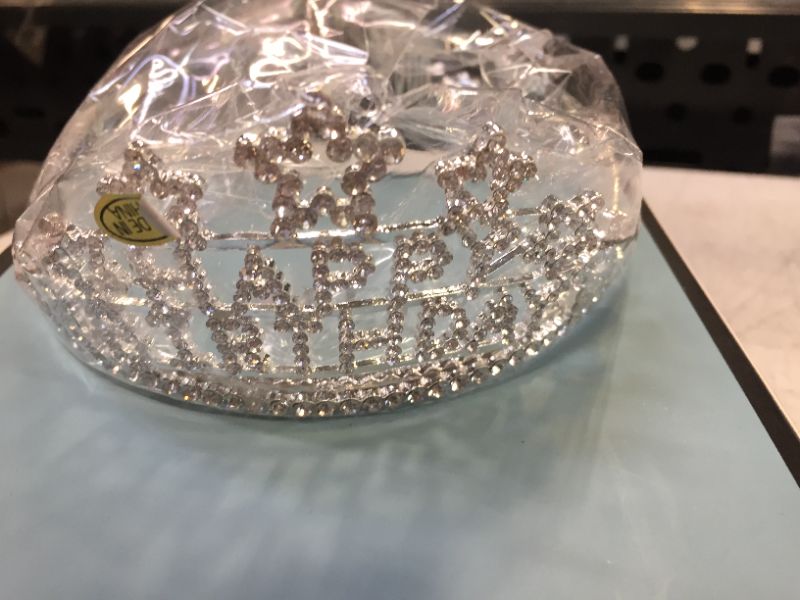 Photo 3 of girls birthday tiara color silver 