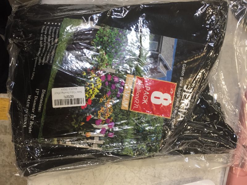 Photo 1 of 8 pack 7 gallon grow bags 