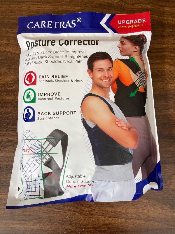 Photo 2 of Posture Corrector For Women & Men, Caretras Back Brace & Shoulder Brace With Lumbar Support, Adjustable Breathable Back Support For Improving Posture & Back Pain Relief (M 27''-31'')