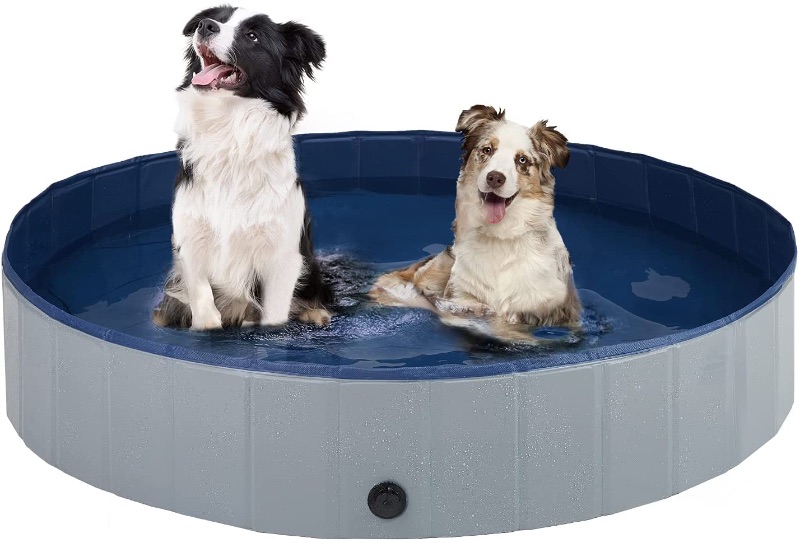 Photo 1 of Eterish Foldable Dog Pet Bath Pool Bathing Tub Kiddie Pool for Dog Cats and Kids Collapsible