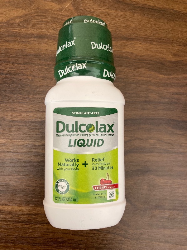 Photo 2 of Dulcolax Liquid Laxative (12 Oz., Cherry), Stimulant Free
EXP 06/23