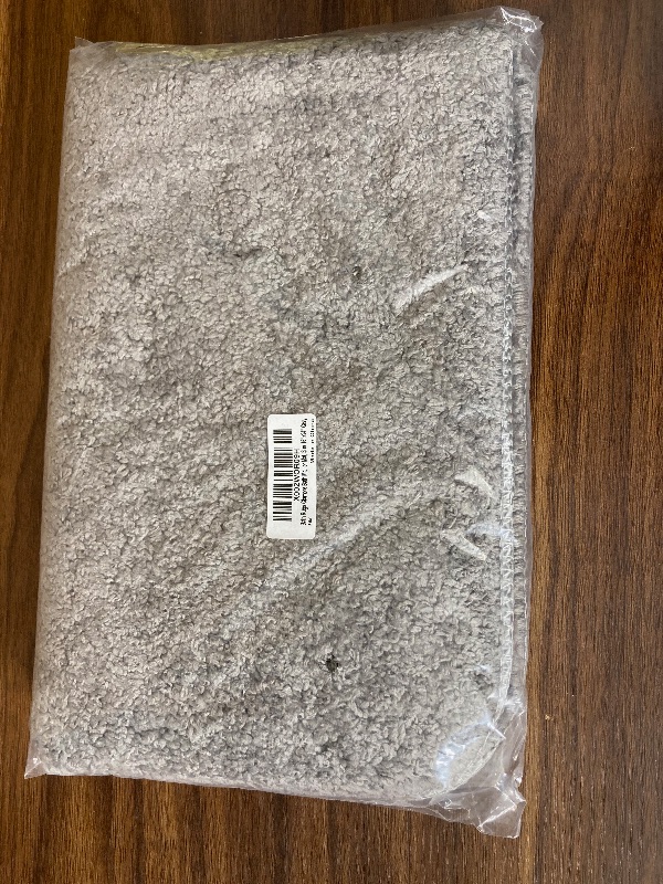 Photo 1 of Bath Rugs Glamore Bath Mats-Non Slip, Ultra Soft and Absorbent, Machine Washable Plush Shaggy Rugs for Bathroom Doormat Floor Mat, Size 16"x24" Gray