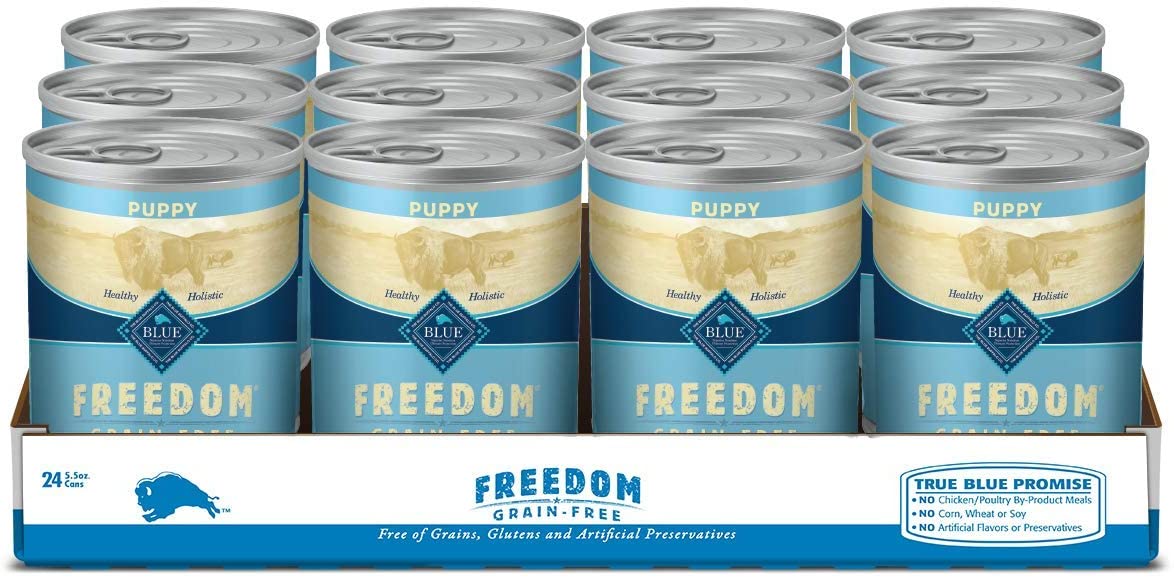 Photo 1 of Blue Buffalo Freedom Grain Free Natural Puppy Wet Dog Food, Chicken 12.5oz cans (Pack of 12)
best by 2024 May 26