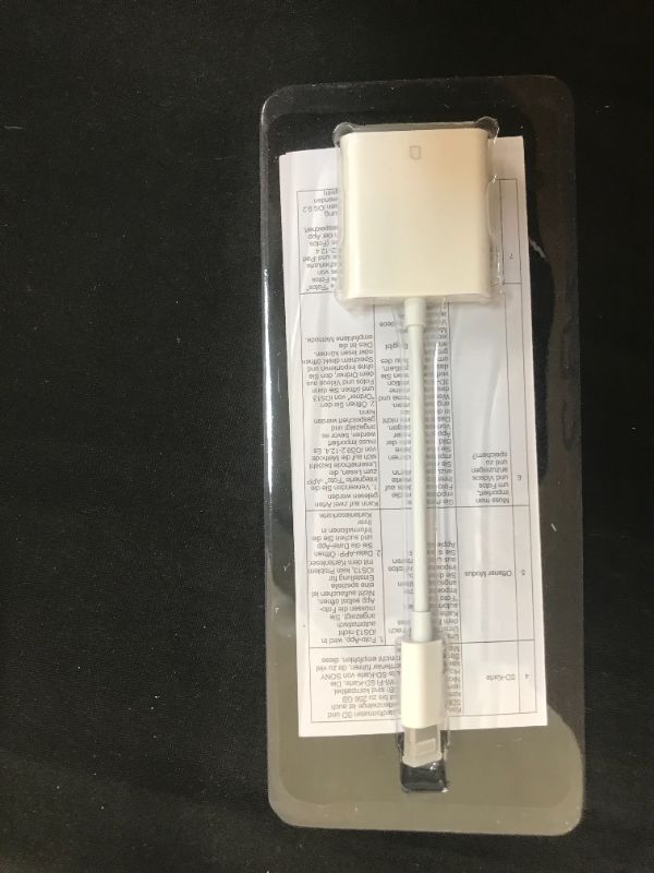 Photo 1 of Apple Lightning to SD Card Camera Reader