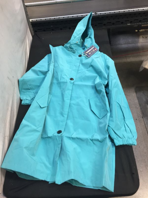 Photo 1 of Generic Blue Water Resistant Buttoned Windbreaker. Large