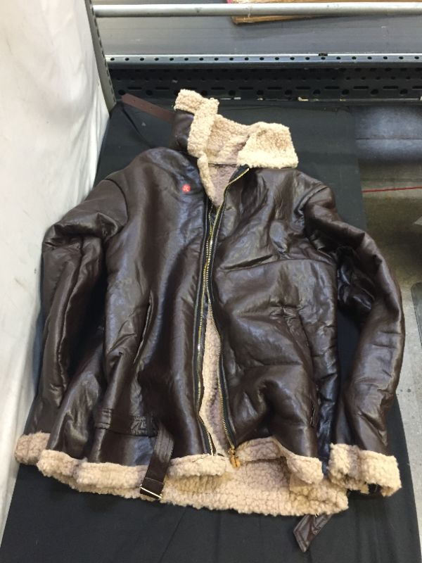 Photo 1 of Generic Faux Fur Interior Bomber Jacket. XXXL