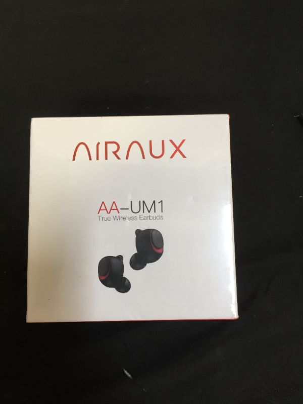 Photo 1 of AIRAUX AA-UM1 TRUE WIRELESS EARBUDS RED ---FACTORY SEALED 