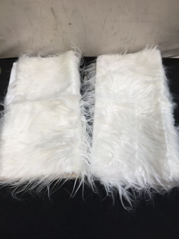 Photo 1 of 17X18.5 FUR PILLOW CASE SET OF 2 