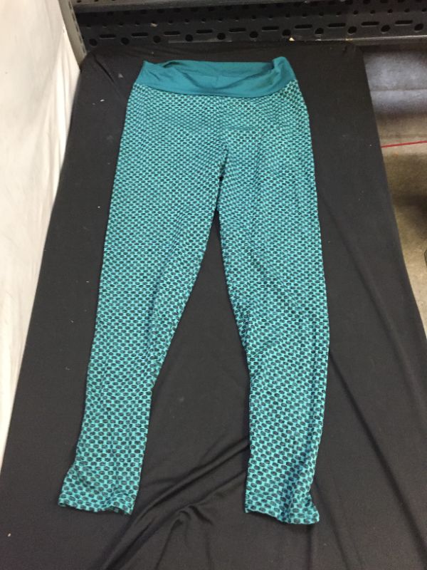 Photo 1 of Generic Green High Waisted Leggings. Large