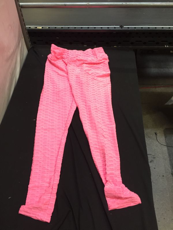 Photo 1 of Generic Pink High Waisted Leggings. Large