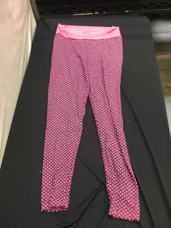 Photo 1 of Generic Pink High Waisted Leggings. Large