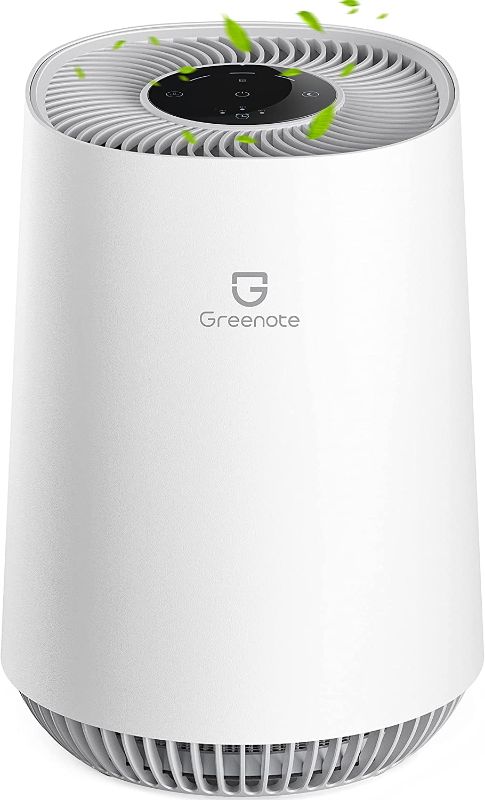 Photo 1 of Greenote Air Purifier for Home, Room up to 430ft², H13 True HEPA Filter Air Cleaner, 22dB Super Quiet, Purifies 99.97% of Smoke, Dust, Pet Dander, Odor, Cooking Smell (Available for California)
