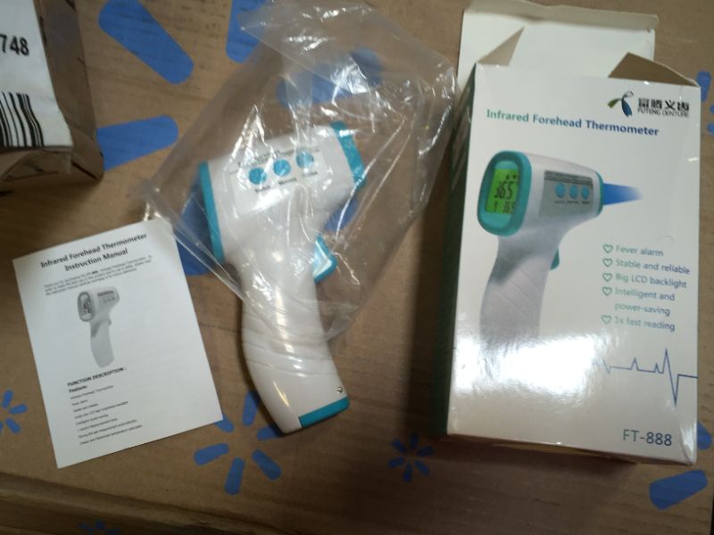 Photo 1 of Battery Operated Infrared Forehead Thermometer 