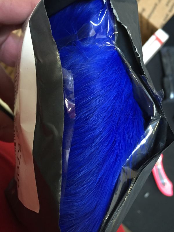 Photo 1 of High Quality Dyed Rabbit Skin Pelt Fur Navy Blue 4 Pack