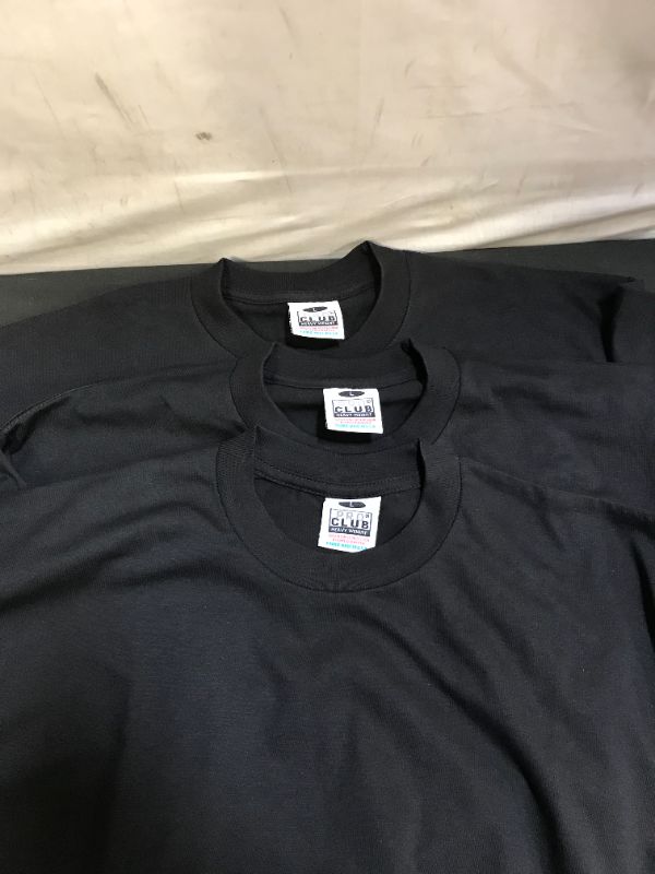 Photo 1 of 3 pcs black t-shirts 
size L