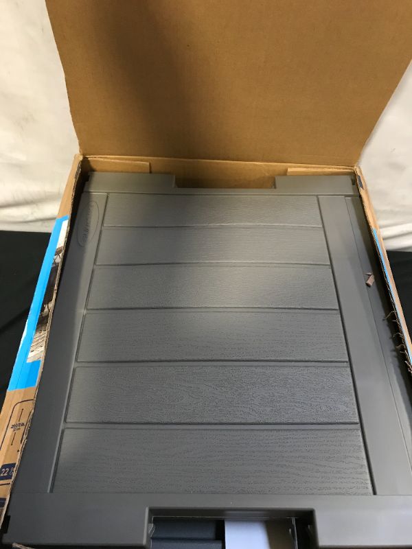 Photo 1 of 22gal Storage Seat Resin Deck Box - Suncast