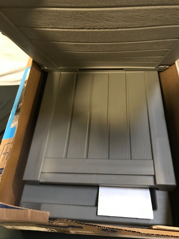 Photo 1 of 22gal Storage Seat Resin Deck Box - Suncast