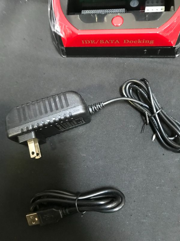 Photo 1 of All in 1 HDD Docking Station 
item is new opened it to take pictures 
unable to test in facilities 