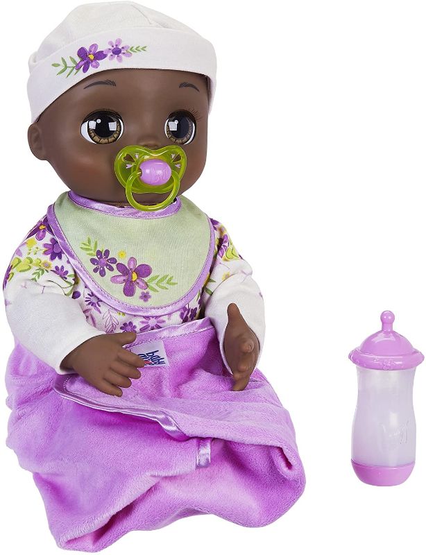 Photo 1 of Baby Alive Real As Can Be Baby: Realistic African American Doll, 80+ Lifelike Expressions, Movements & Real Baby Sounds, With Doll Accessories, Toy for Girls and Boys 3 and Up
